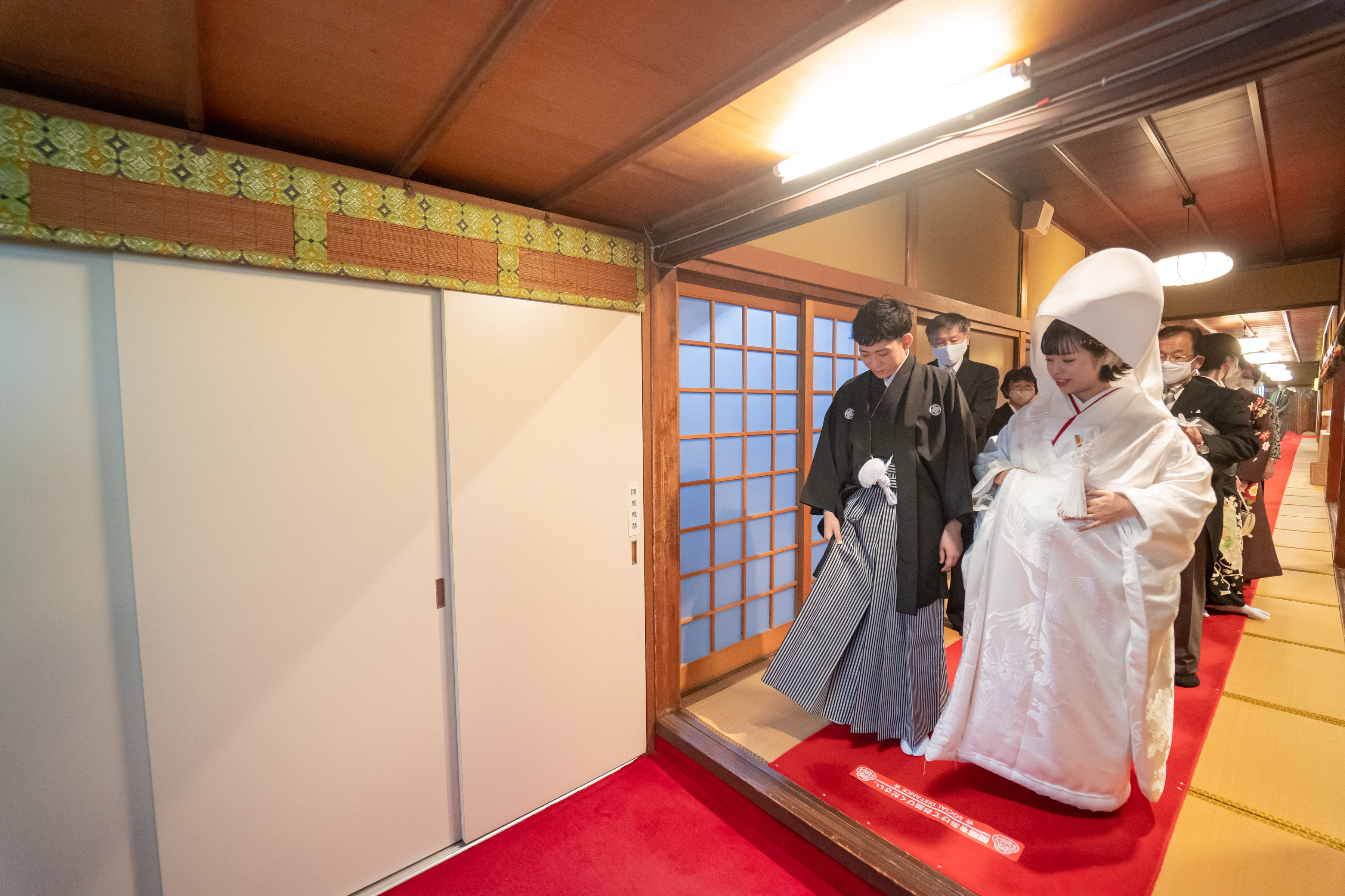 尾山神社での和装結婚式♪①