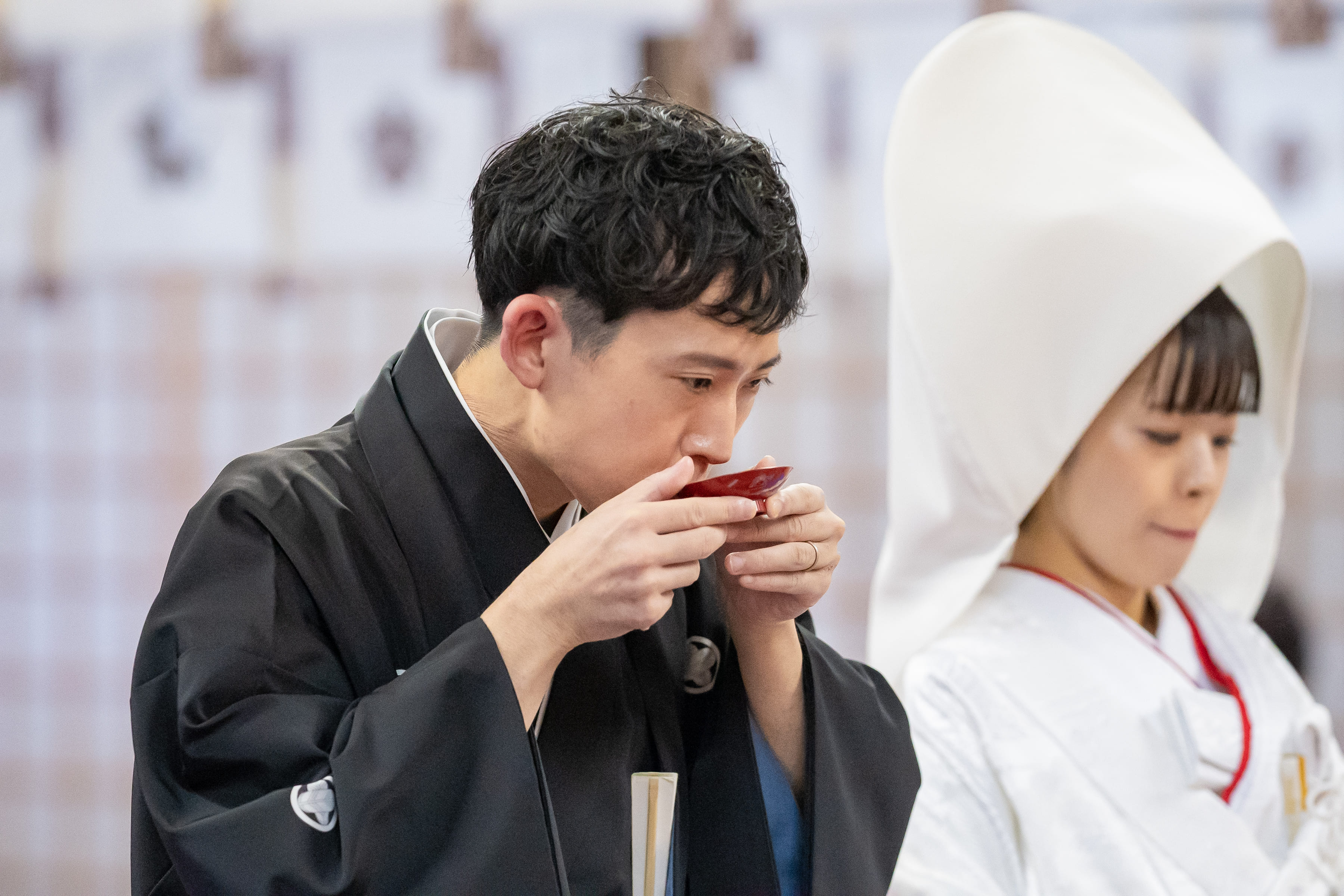 尾山神社での和装結婚式♪②
