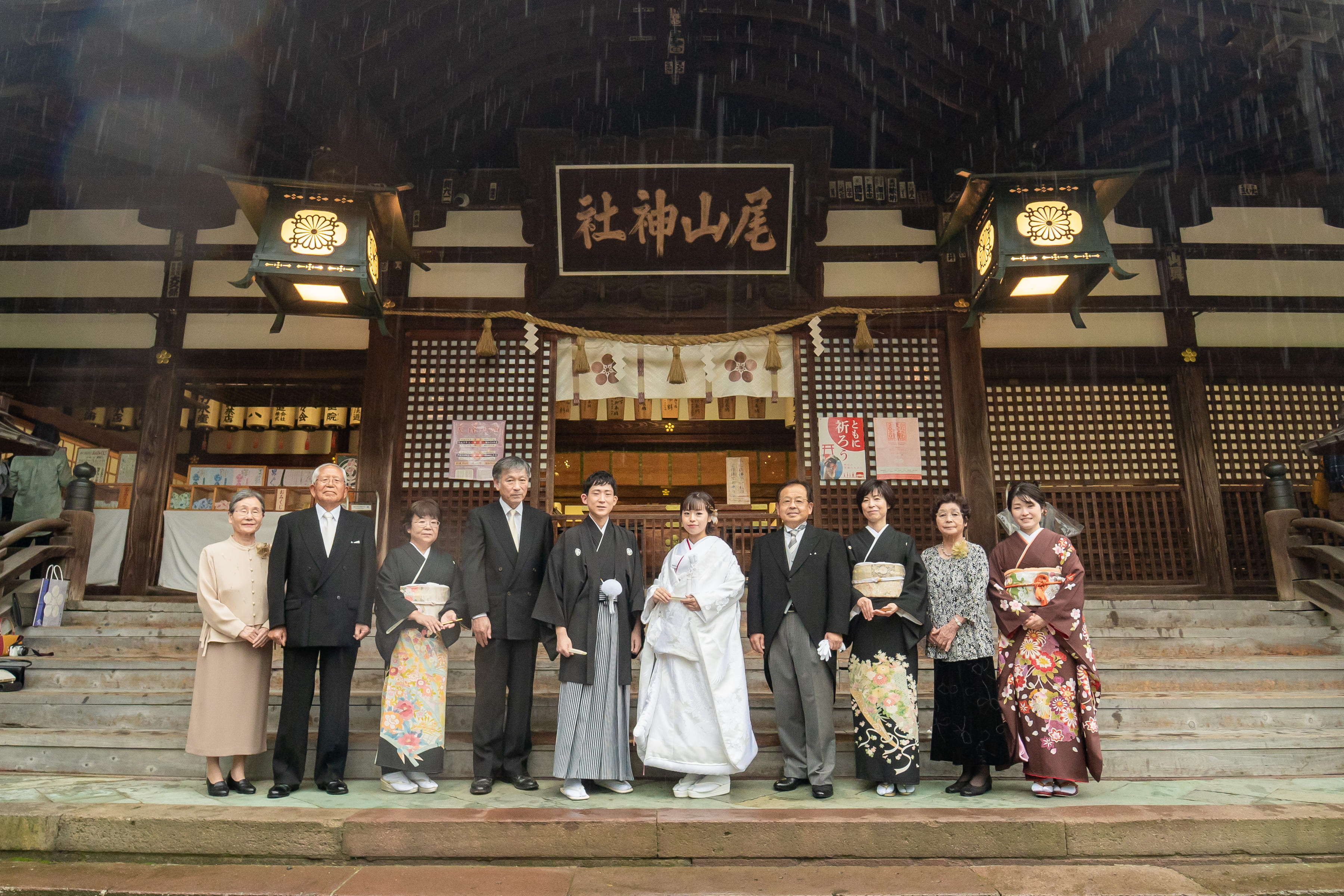 尾山神社での和装結婚式♪②