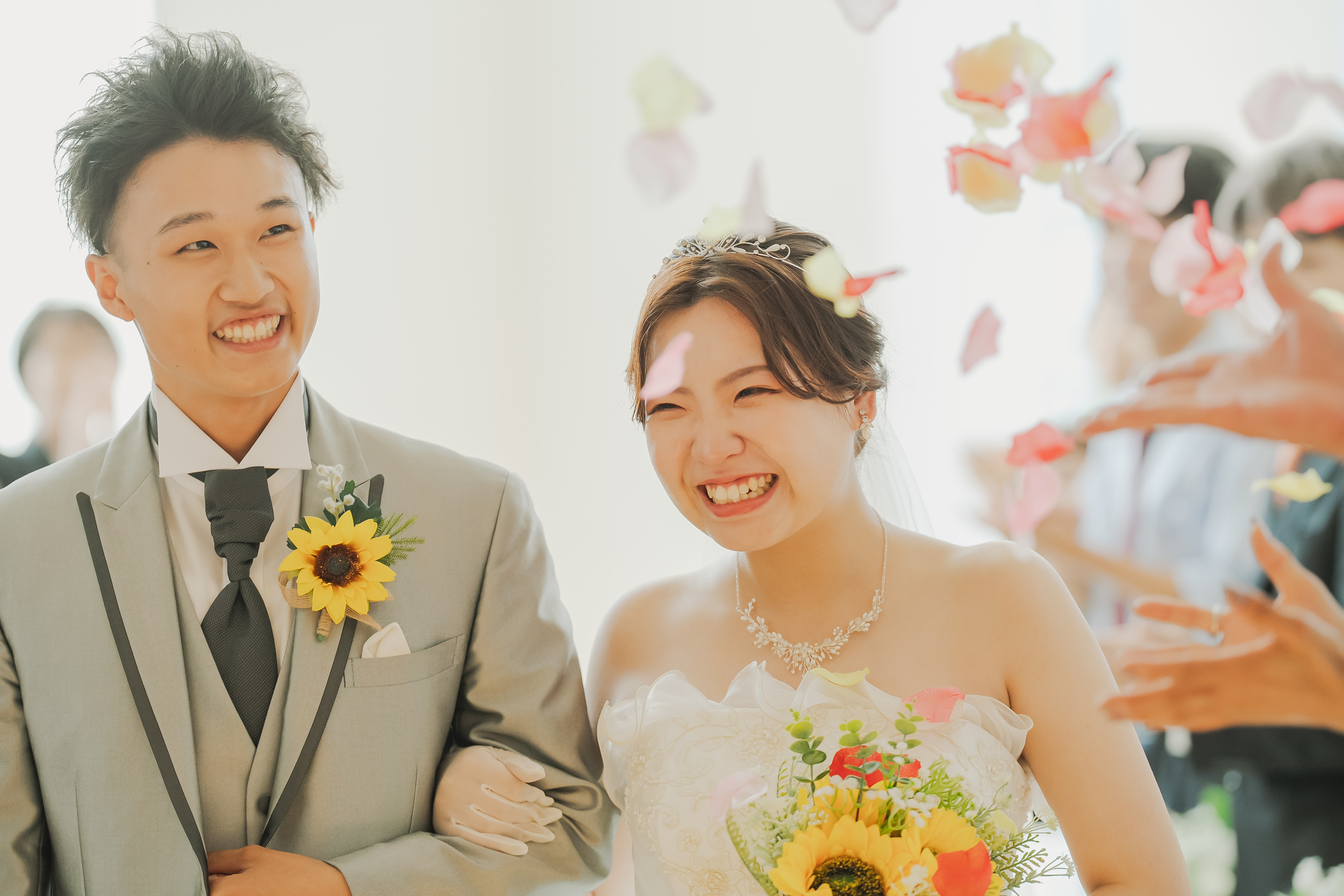 おふたりらしさの溢れるブーケ?