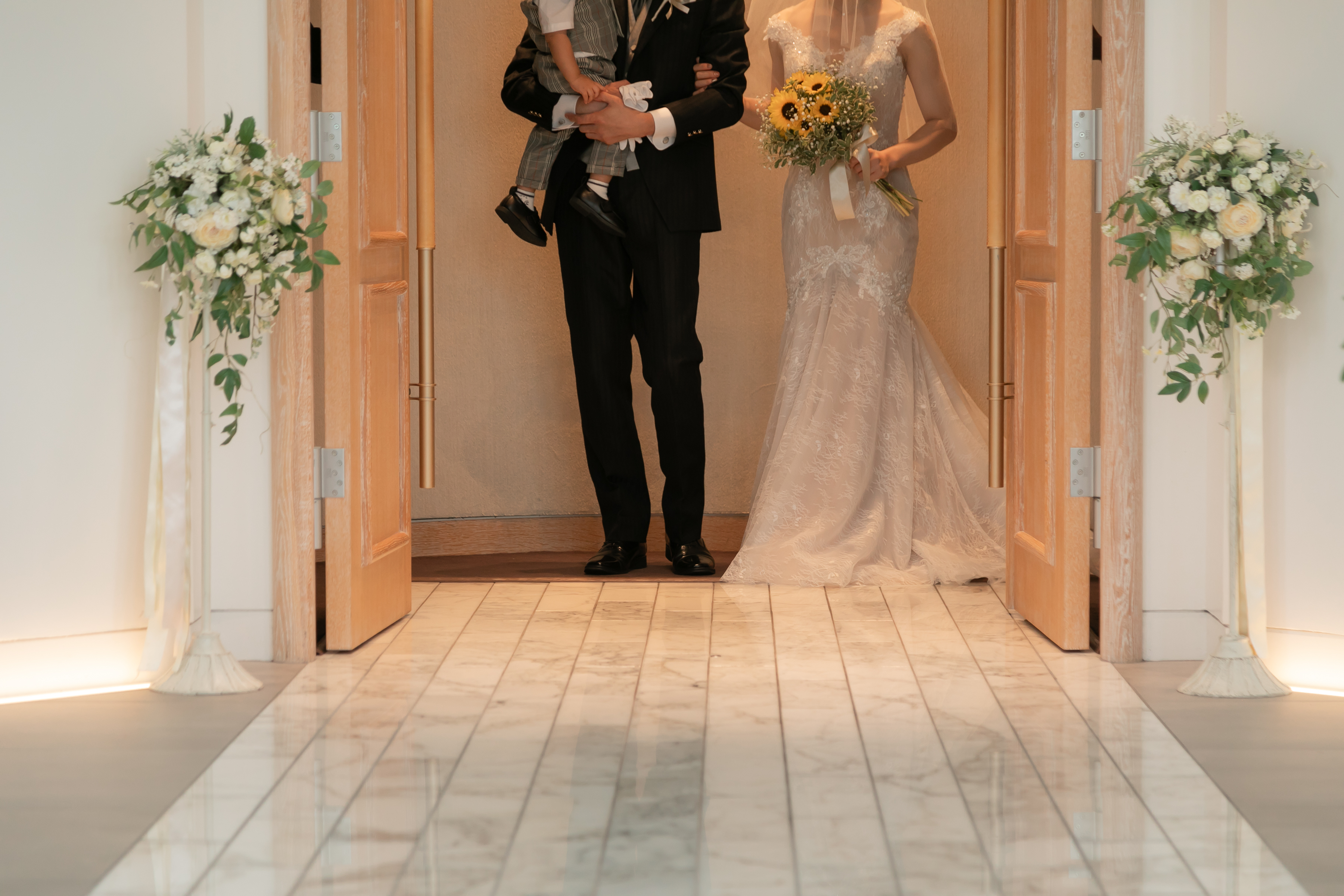 ゲスト無し！パパとママとぼく３人で結婚式
