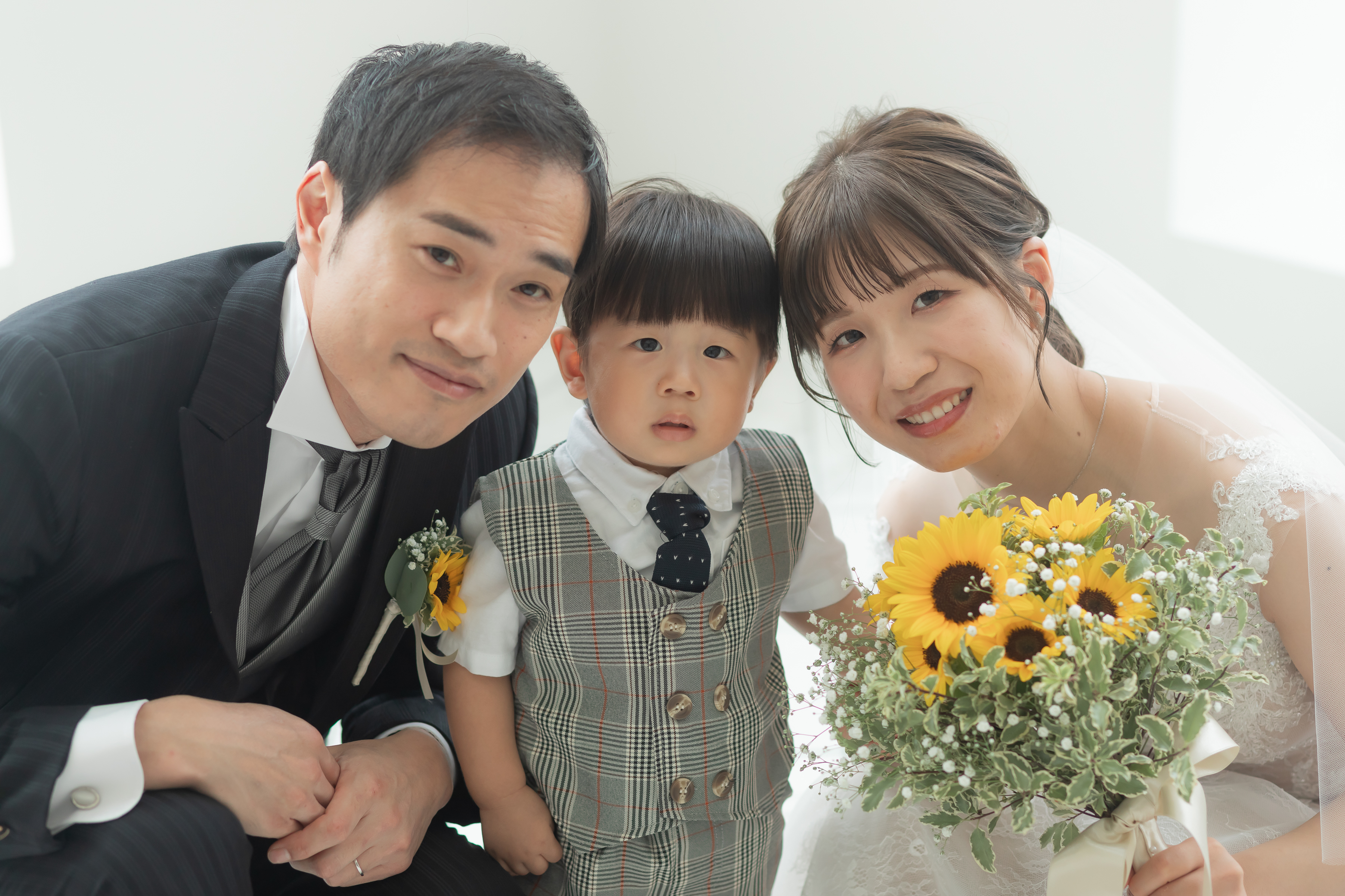 ゲスト無し!パパとママとぼく3人で結婚式