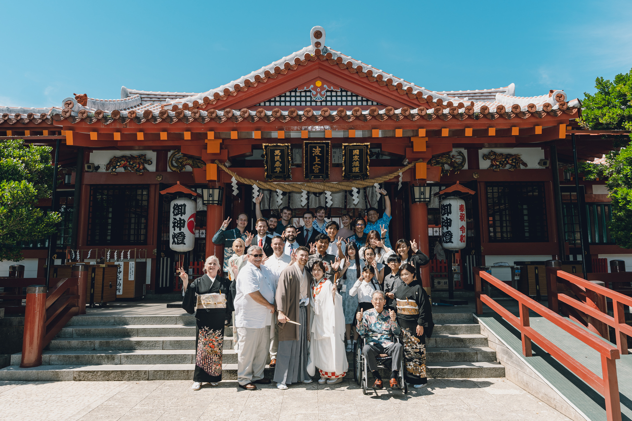 アメリカ×日本カップル♪神前式の裏側のぞき見?【挙式編】