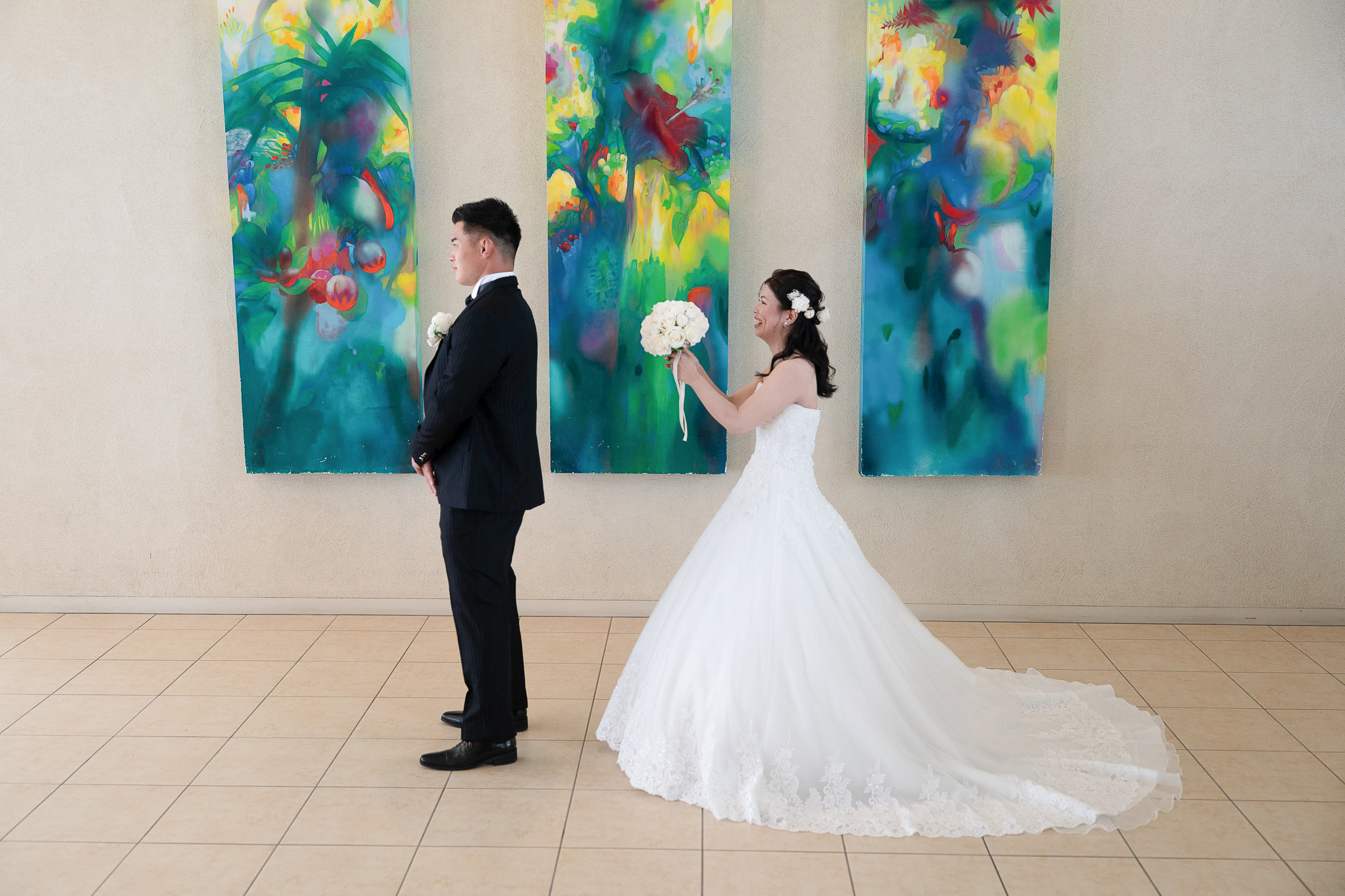 緊張と笑顔があふれた、特別な瞬間