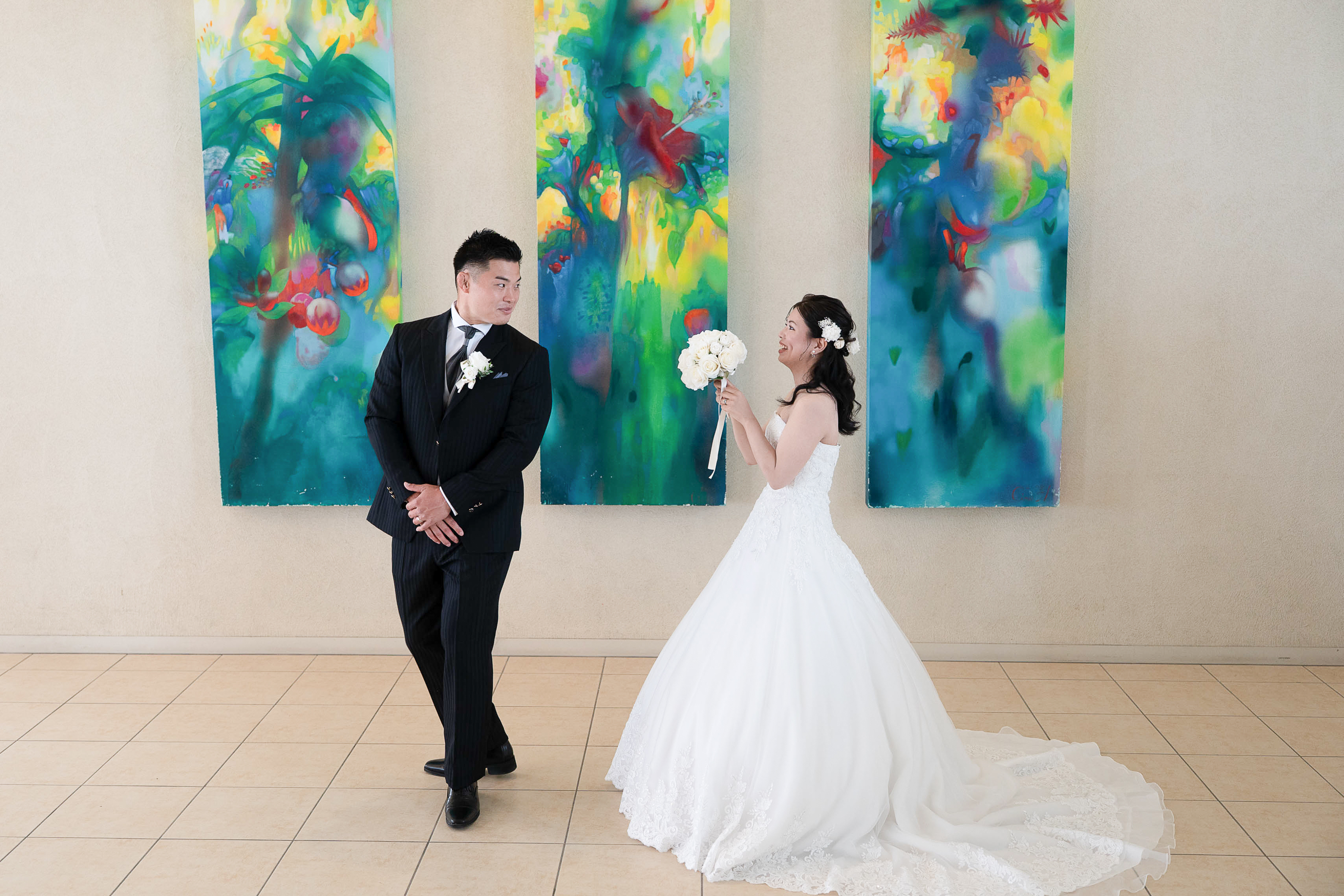 緊張と笑顔があふれた、特別な瞬間