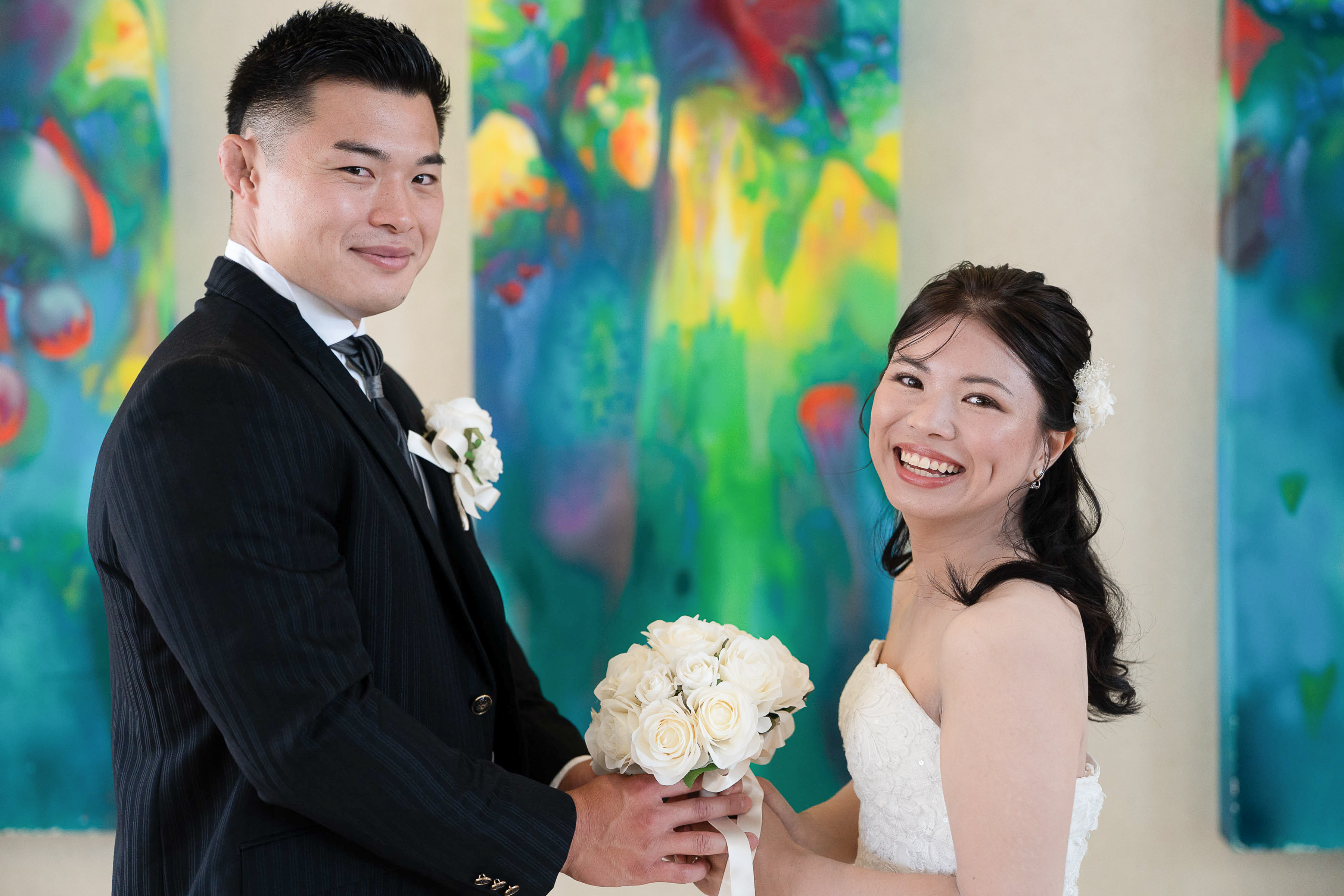 緊張と笑顔があふれた、特別な瞬間