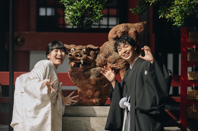 伝統ある神社　波上宮で叶える結婚式