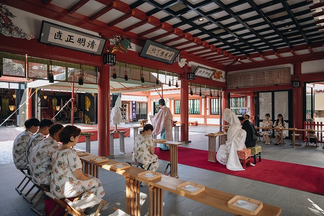 伝統ある神社　波上宮で叶える結婚式