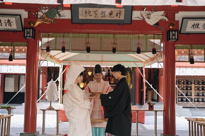 伝統ある神社　波上宮で叶える結婚式
