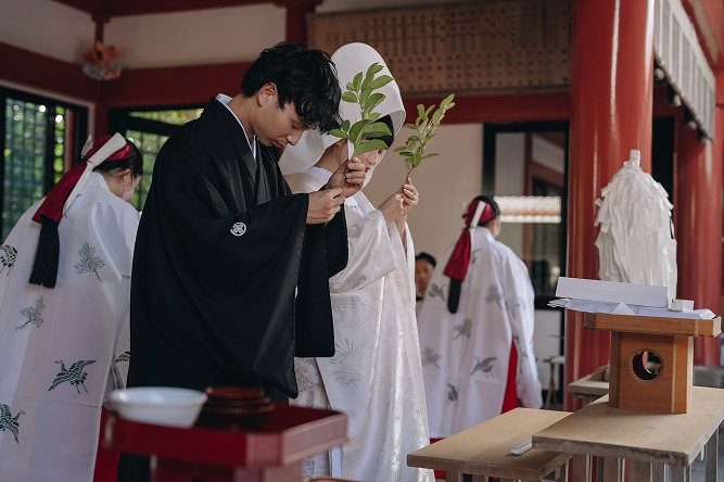 伝統ある神社　波上宮で叶える結婚式