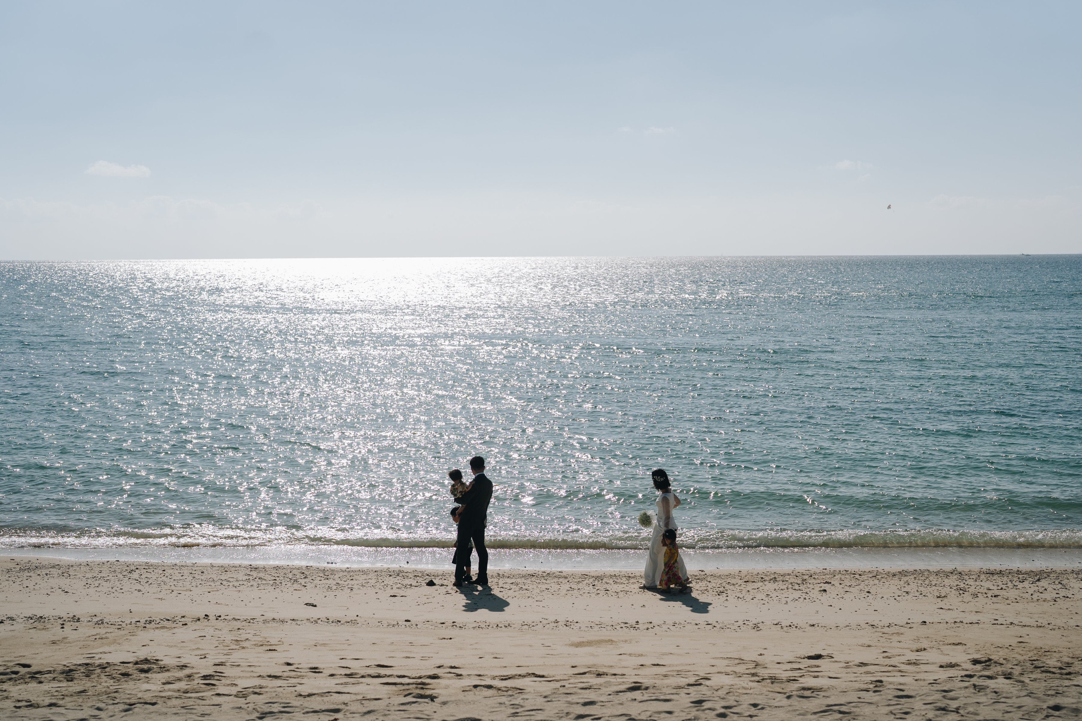 挙式の前に、家族の特別な時間。絆を感じるファミリーフォト