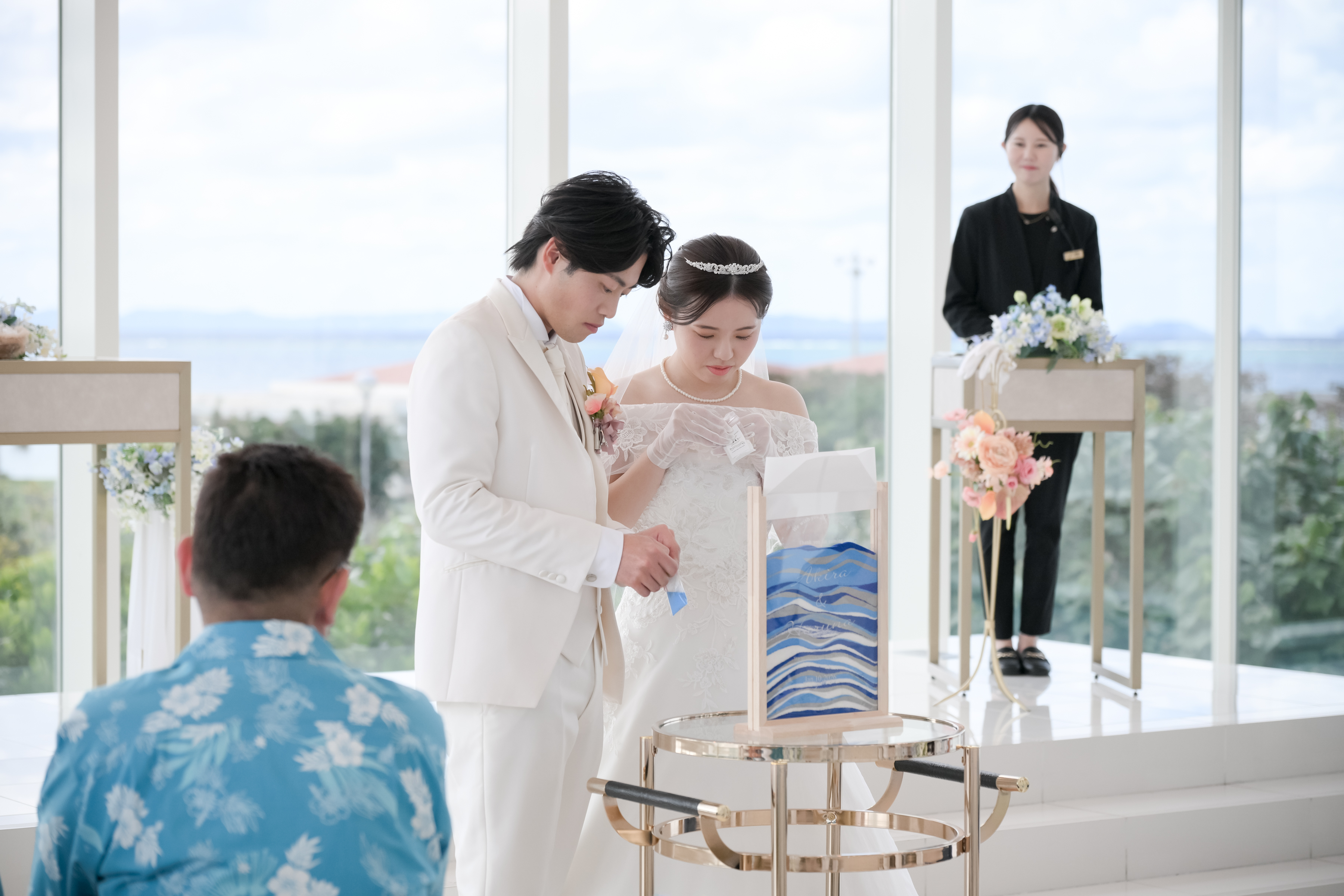 ゲストとつくる、世界にひとつのサンドセレモニー