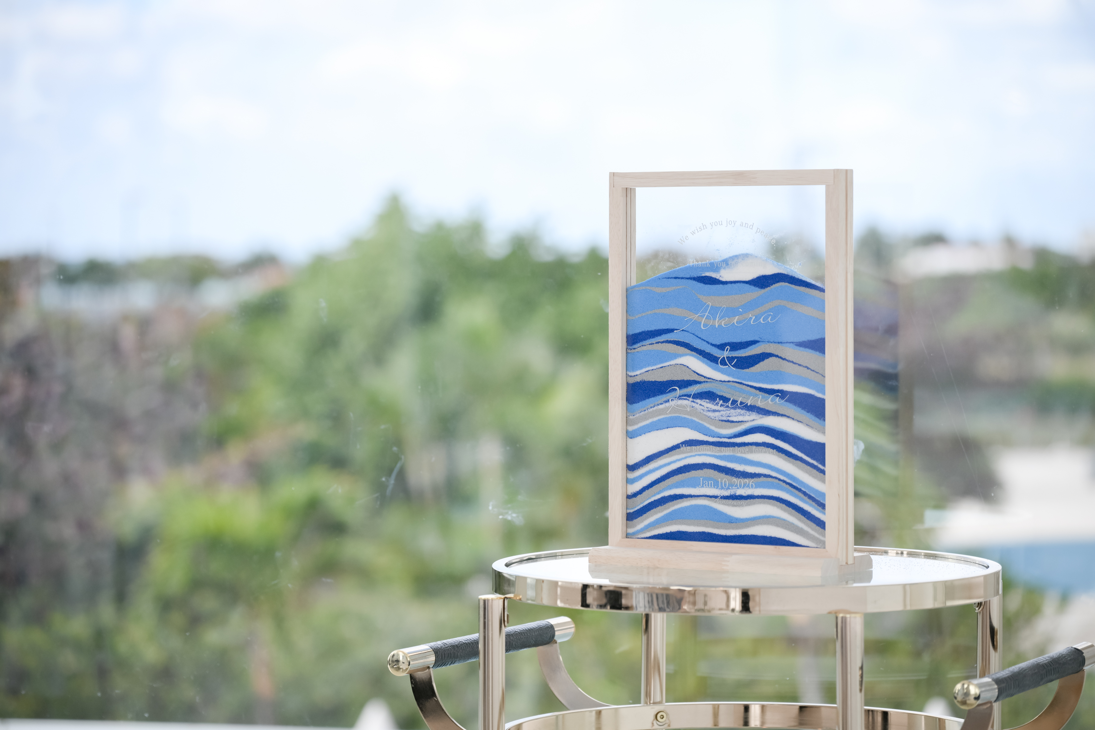 ゲストとつくる、世界にひとつのサンドセレモニー