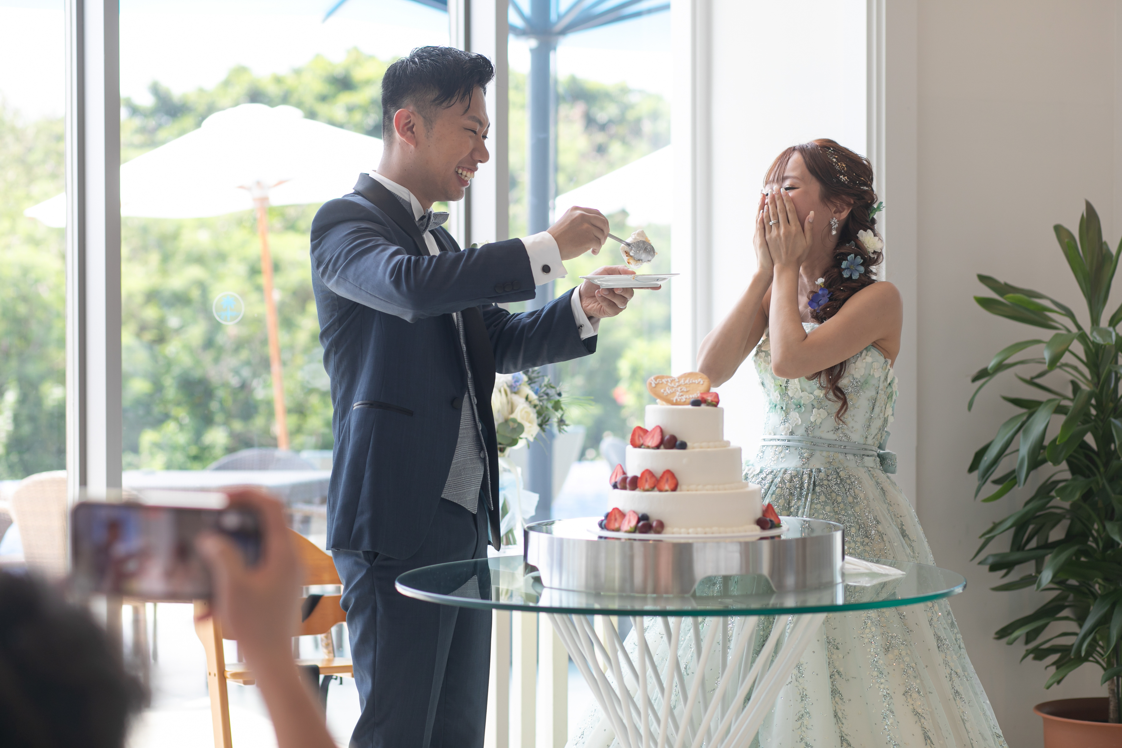 新郎さんから新婦さんへドキドキのサプライズ♪
