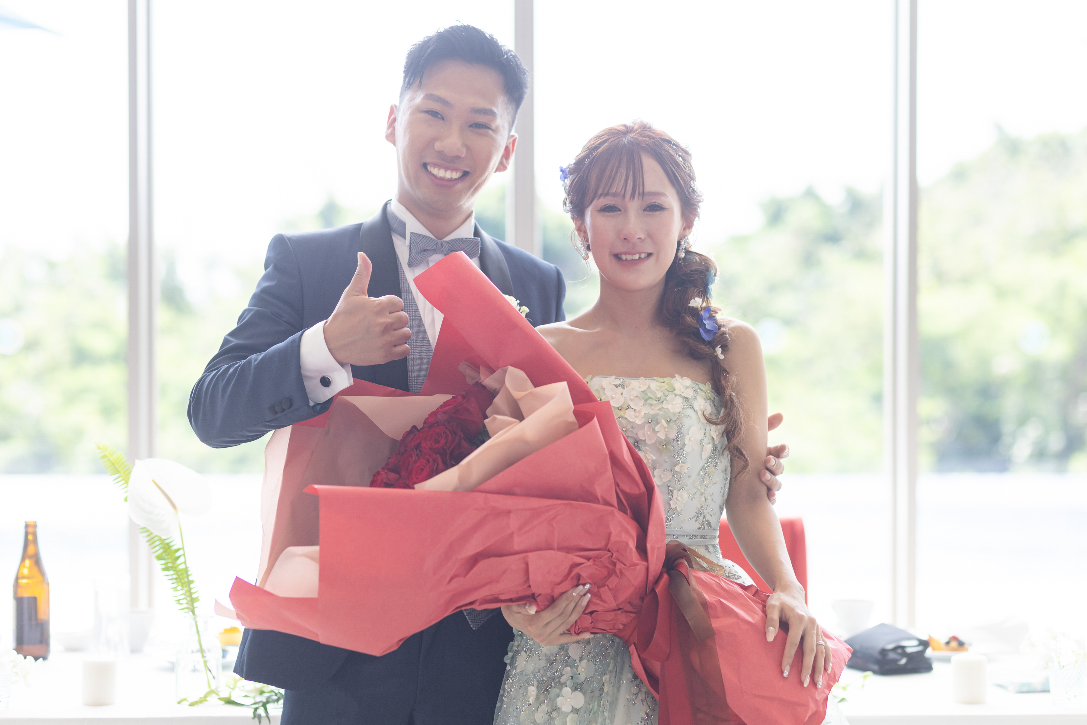 新郎さんから新婦さんへドキドキのサプライズ♪