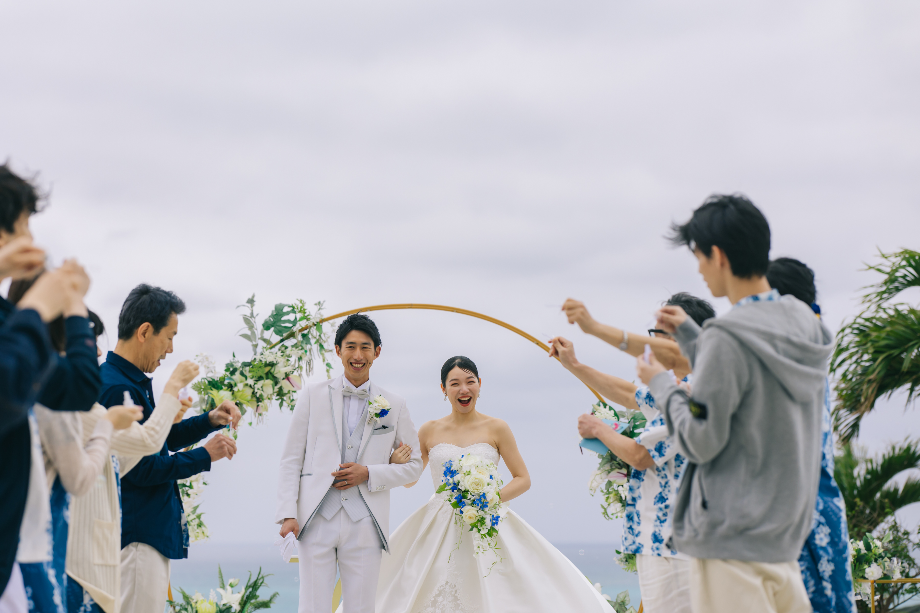 ダッフィー＆シェリーメイも大活躍！家族に囲まれた笑顔満開ウエディング