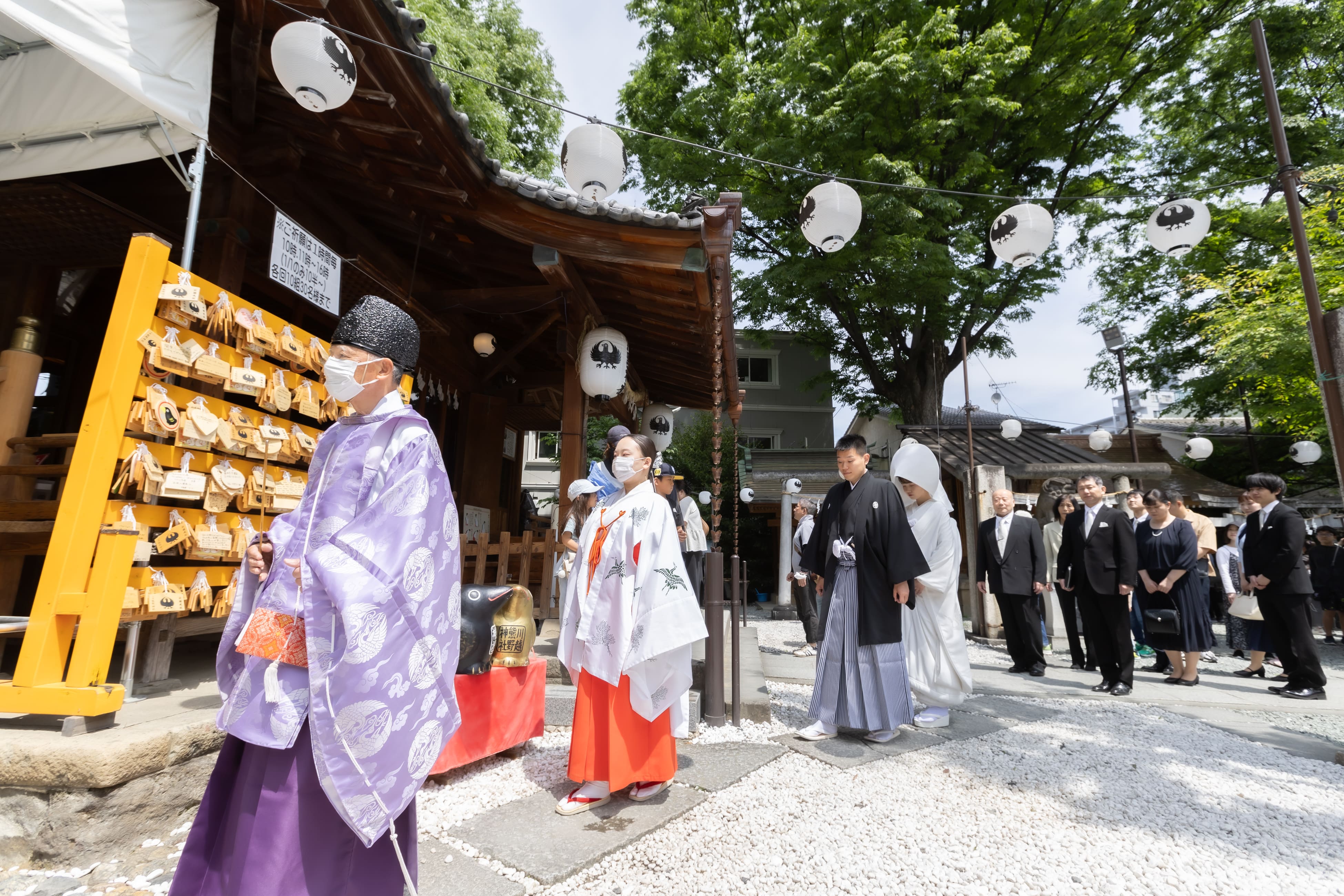 川越熊野神社でのご結婚式♪