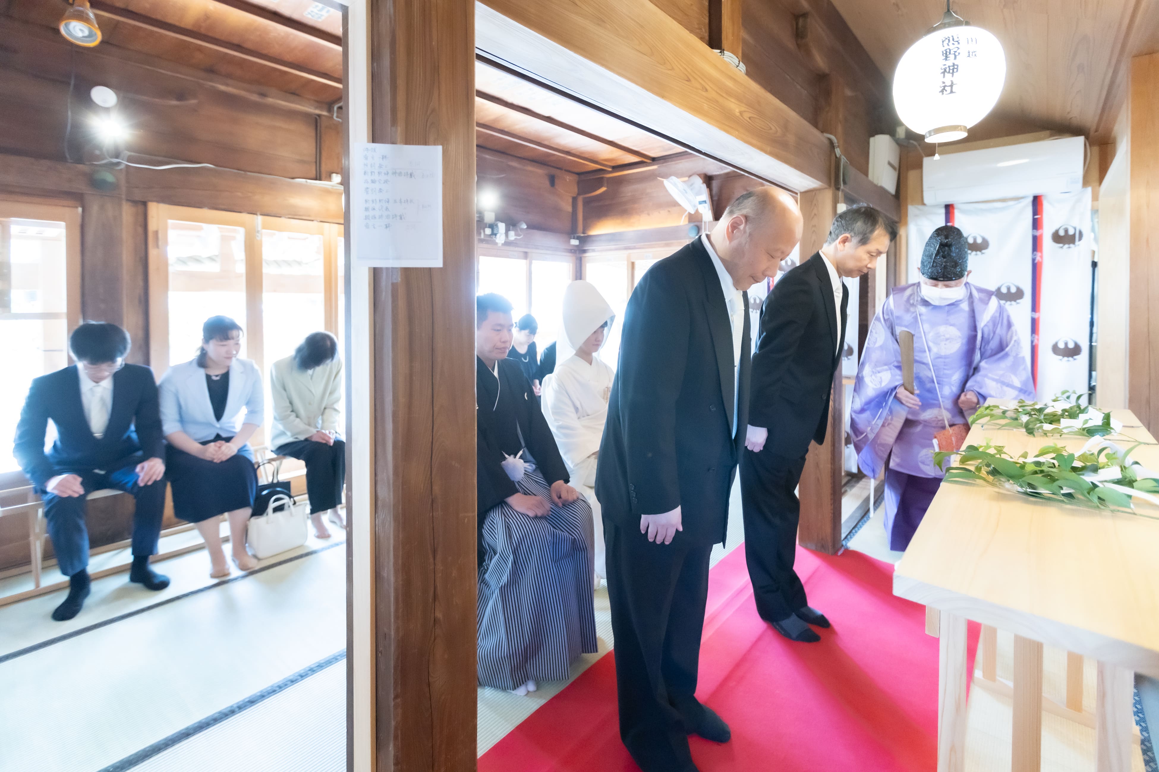 川越熊野神社でのご結婚式♪