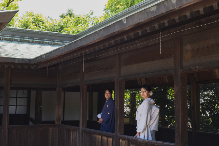 岡山チャペル　挙式レポート　Part.121【　岡山和婚　】～ご親族様と歴史ある神社で結婚式～