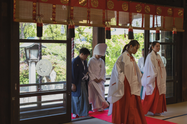 岡山チャペル　挙式レポート　Part.121【　岡山和婚　】～ご親族様と歴史ある神社で結婚式～