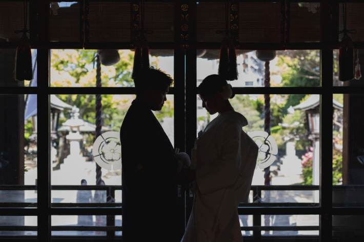 岡山チャペル　挙式レポート　Part.121【　岡山和婚　】～ご親族様と歴史ある神社で結婚式～