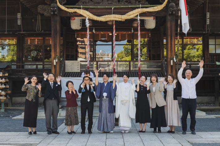 岡山チャペル　挙式レポート　Part.121【　岡山和婚　】～ご親族様と歴史ある神社で結婚式～