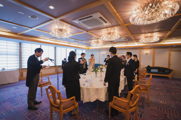 岡山チャペル　挙式レポート　Part.122【　岡山和婚　】～プラザホテル会食　ver～