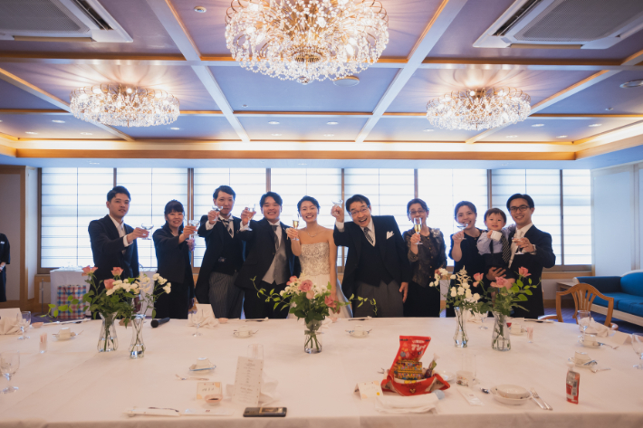 岡山チャペル　挙式レポート　Part.122【　岡山和婚　】～プラザホテル会食　ver～