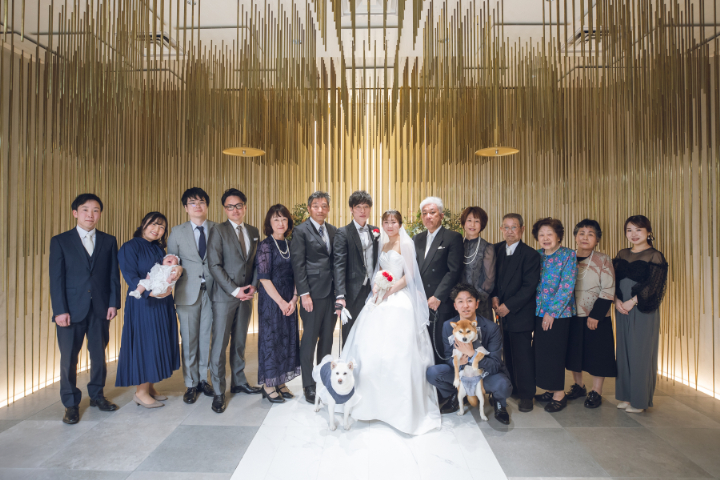 ペットと一緒に結婚式