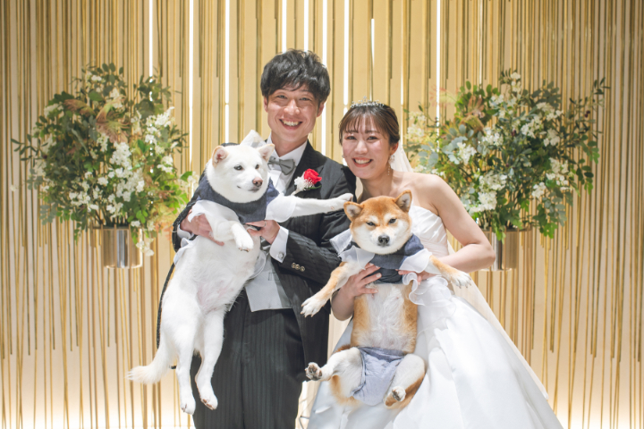 ペットと一緒に結婚式
