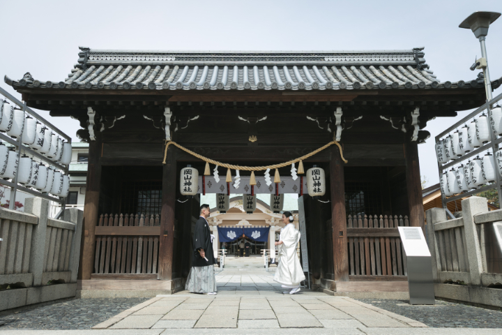 岡山神社での結婚式