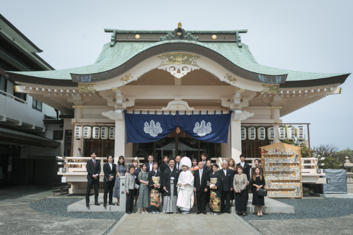 岡山神社での結婚式