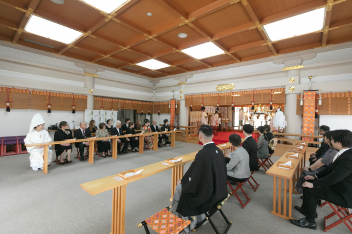 岡山神社での結婚式