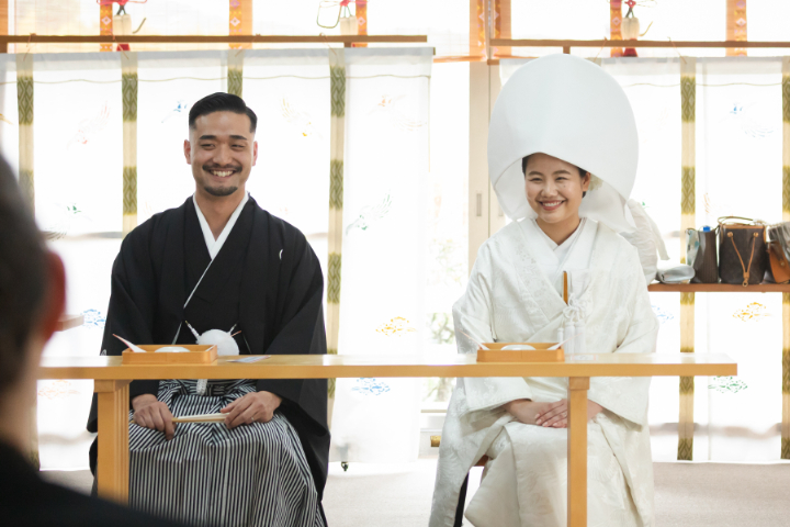 岡山神社での結婚式