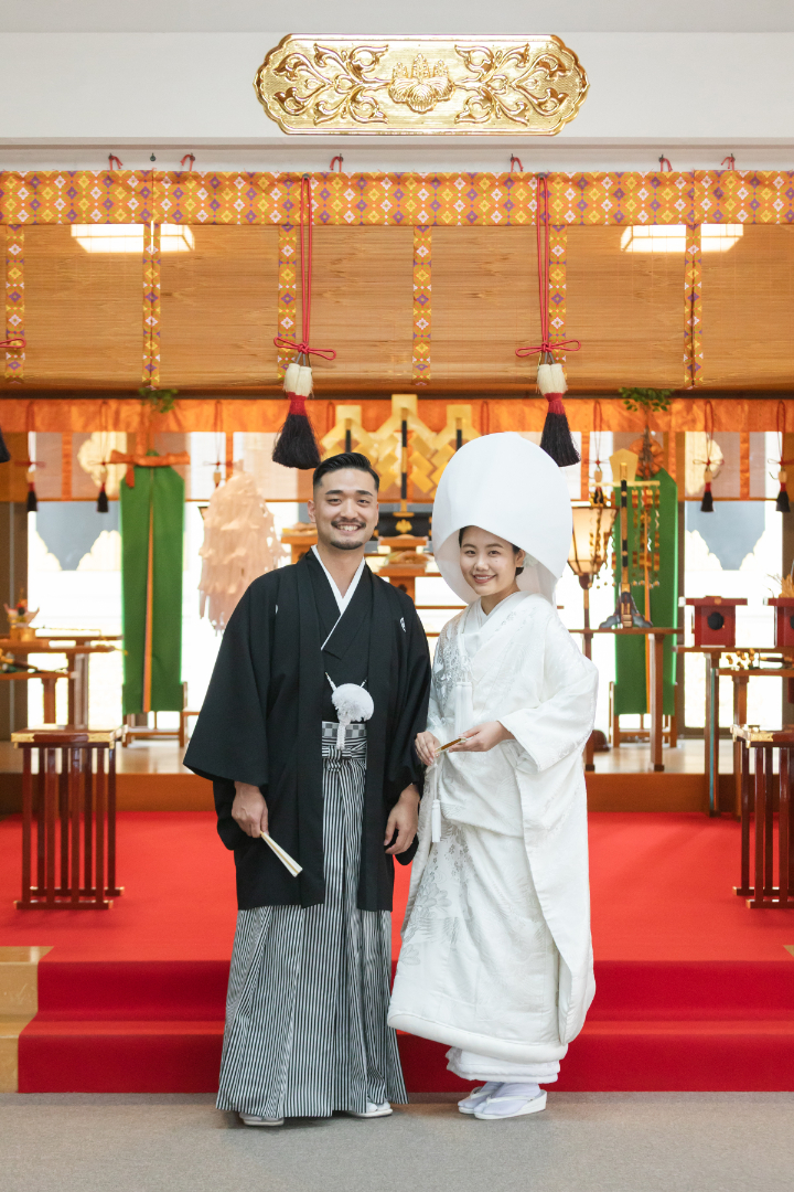 岡山神社での結婚式