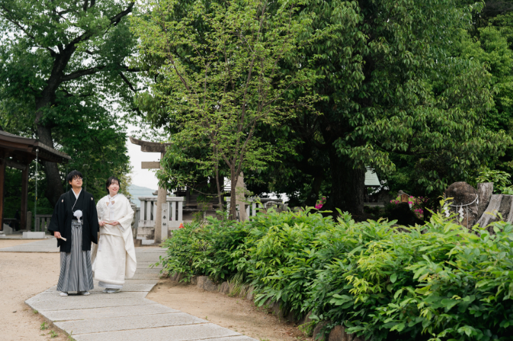 小婚の和婚⛩️🗾　～in阿知神社～