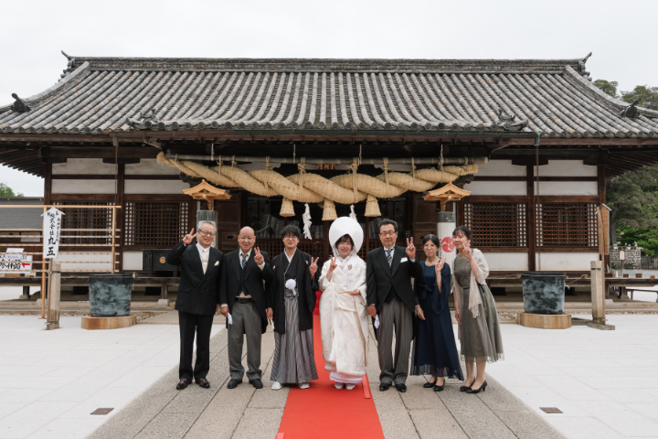 阿智神社でのご結婚式