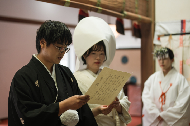 阿智神社でのご結婚式