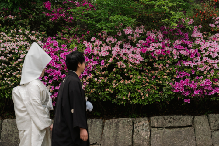 阿智神社でのご結婚式