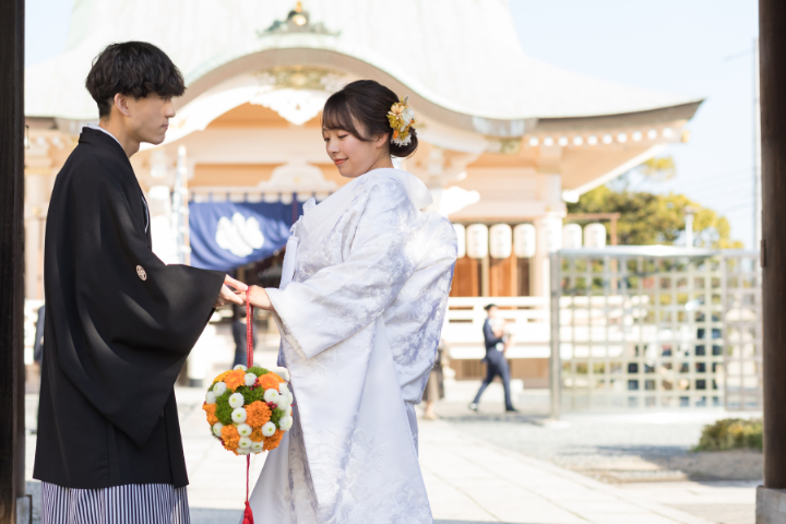 【　和婚　】岡山神社挙式　