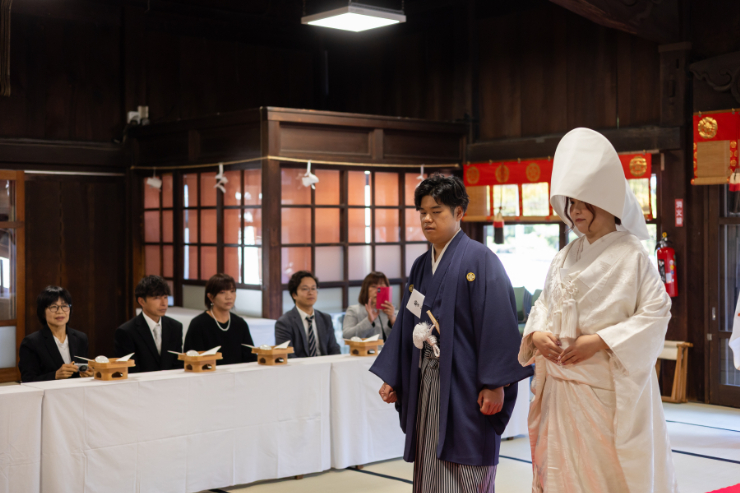 日本の伝統美を感じる。宗忠神社で叶える和婚🎍