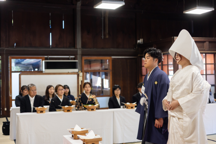 日本の伝統美を感じる。宗忠神社で叶える和婚🎍