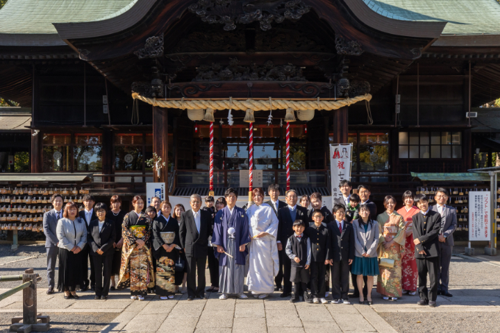 宗忠神社でのご結婚式
