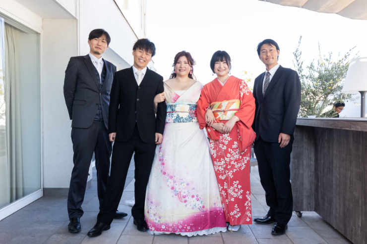 神社式から、ドキドキサプライズがたくさんの会食へ✨