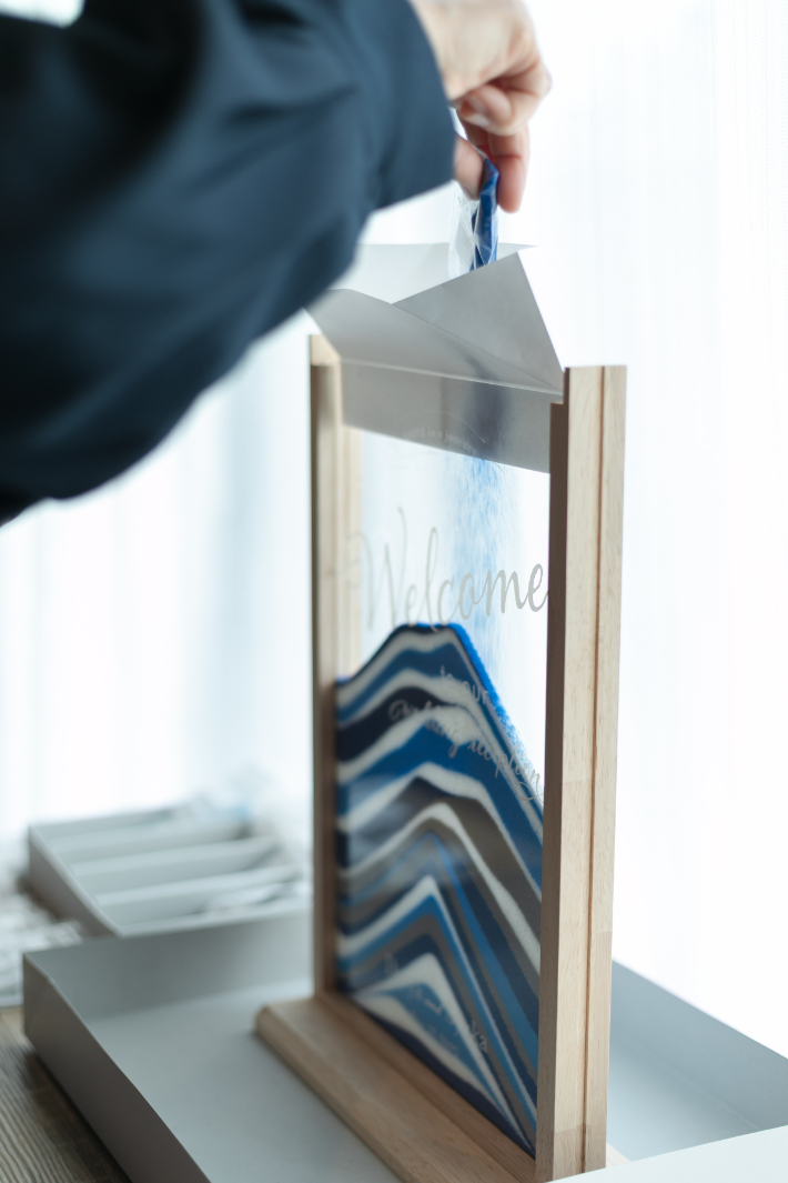 世界に一つだけのオリジナルアート『サンドセレモニー』✨✨