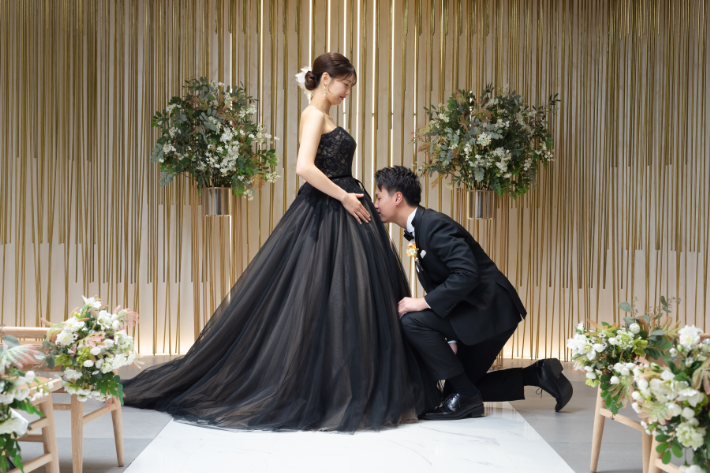 お見送り時にサプライズドレスチェンジ🌹