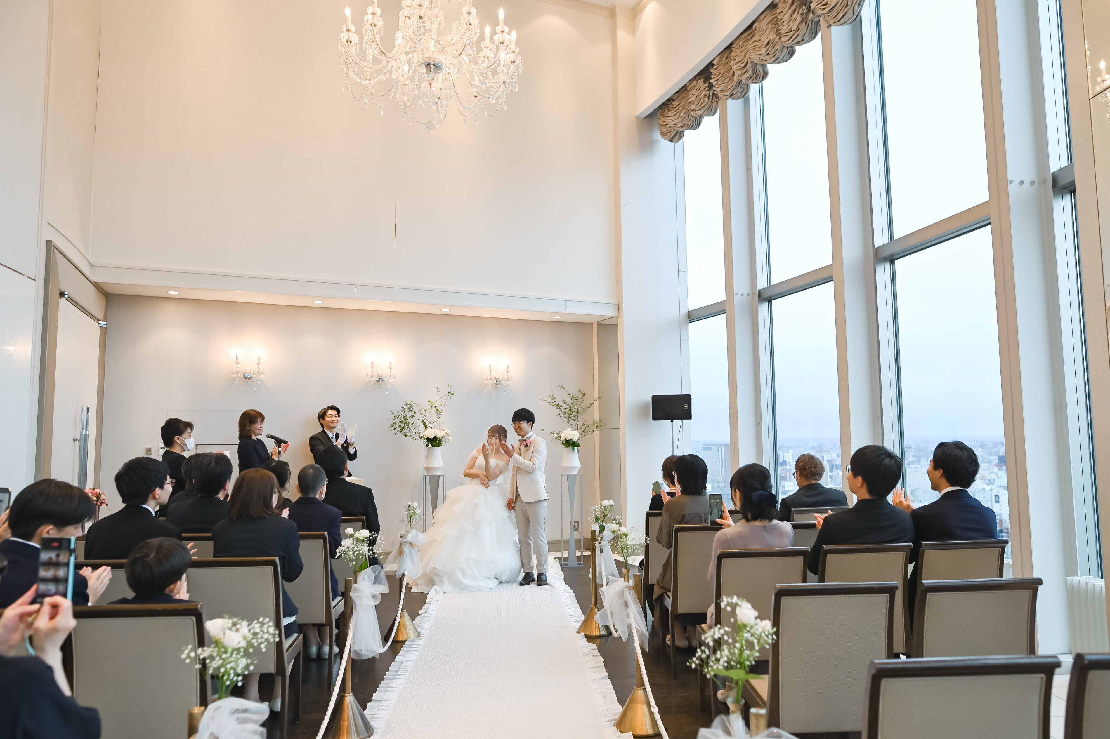 【2024.6月ウェディングレポート】少人数でホテルウェディング！絶景の札幌プリンスホテル♪
