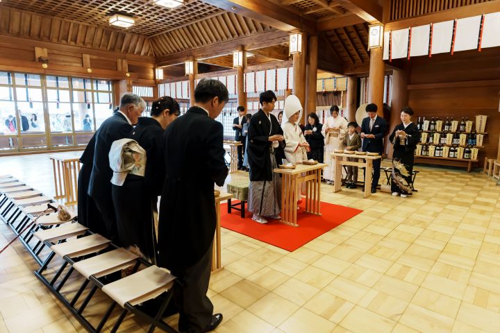 【北海道神宮でのご結婚式レポ★】気になる ”和婚” の当日の流れをご案内します♪
