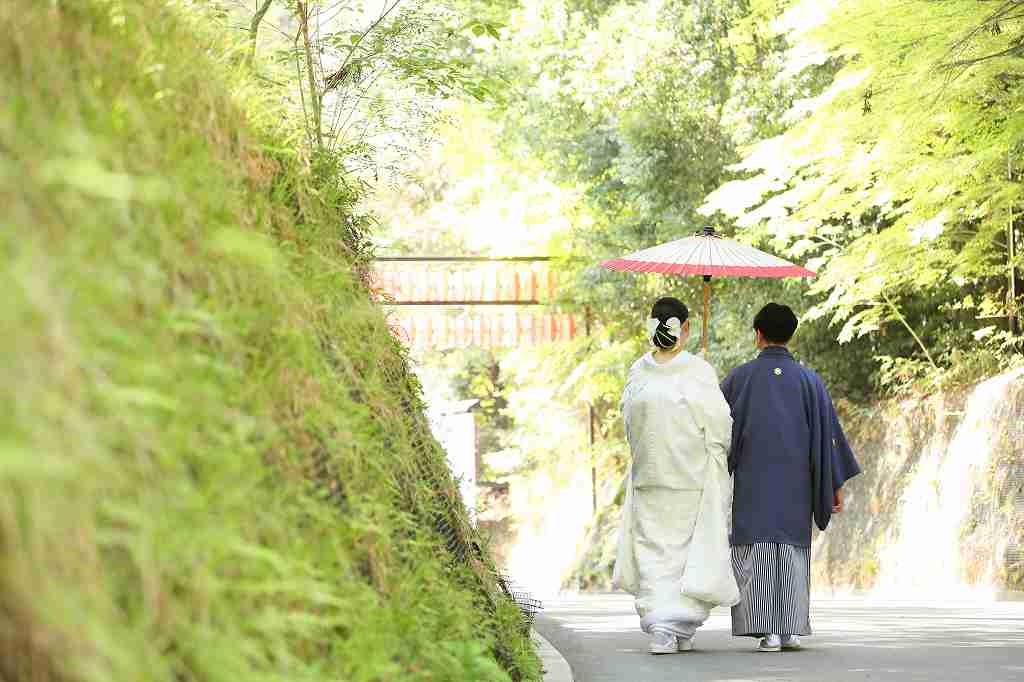 <大崎八幡宮>家族で和装結婚式