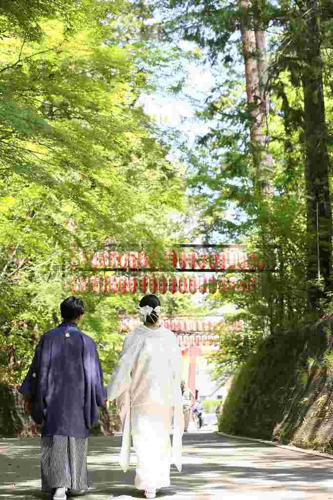 <大崎八幡宮>家族で和装結婚式